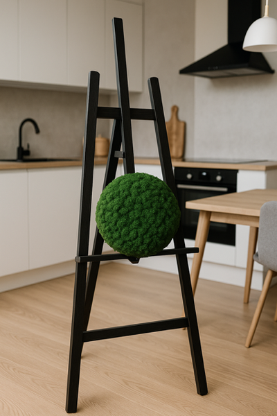 Moosbild Ø35cm - moosgrün