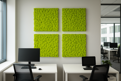 Moospaneel 60x60 cm - apfelgrün