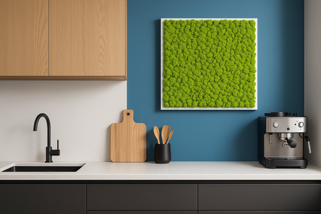 Islandmoos Apfelgrün Premium | eckig